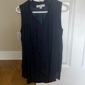 Loft Brand Royal Blue sleeveless top XS Silky Satin like material